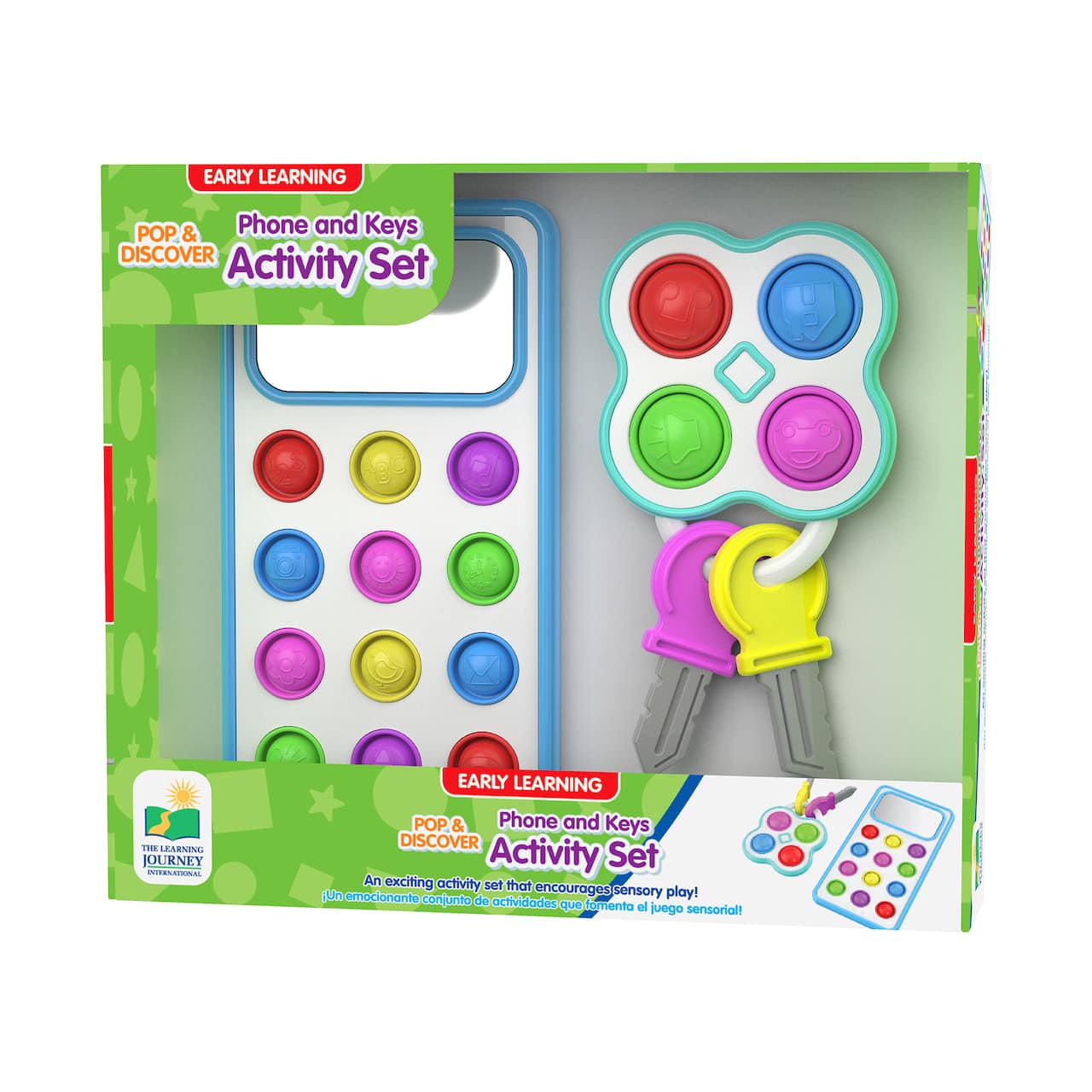 Early Learning - Pop & Discover Phone and Keys Activity Set